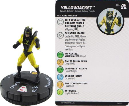 Yellowjacket 015 Avengers Black Panther and the Illuminati Marvel Heroclix Yellowjacket 015 Avengers Black Panther and the Illuminati Marvel Heroclix