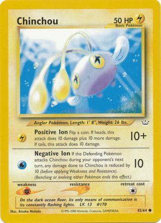 Chinchou 42 64 Common Unlimited Chinchou 42 64 Common Unlimited