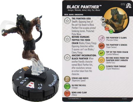 AYO 021 UNCOMMON Heroclix Black Panther & Illuminati #21 