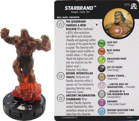Starbrand 073 Avengers Black Panther and the Illuminati Marvel Heroclix Starbrand 073 Avengers Black Panther and the Illuminati Marvel Heroclix