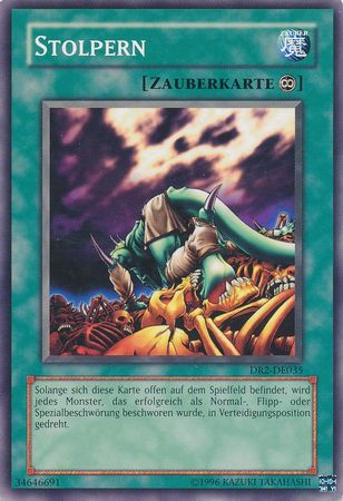 Stolpern DR2 DE035 Common German Yugioh Cards Stolpern DR2 DE035 Common German Yugioh Cards