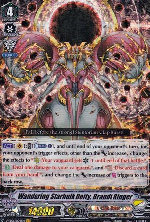 Wandering Starhulk Deity Brandt Ringer V EB06 004 Vanguard Rare VR V Extra Booster 6 Light of Salvation VGE V EB06 Wandering Starhulk Deity Brandt Ringer V EB06 004 Vanguard Rare VR V Extra Booster 6 Light of Salvation VGE V EB06