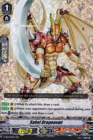 Sabel Dragonewt V EB06 007 Triple Rare RRR Sabel Dragonewt V EB06 007 Triple Rare RRR