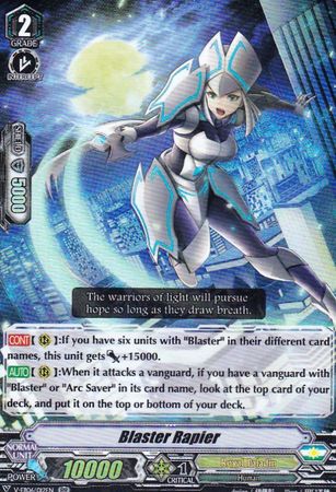 Blaster Rapier Royal Paladin V EB06 012 Double Rare RR Blaster Rapier Royal Paladin V EB06 012 Double Rare RR