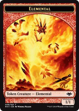 Elemental Token 008 021 w Random Token Back Elemental Token 008 021 w Random Token Back