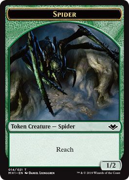 Spider Token 014 021 w Random Token Back Spider Token 014 021 w Random Token Back