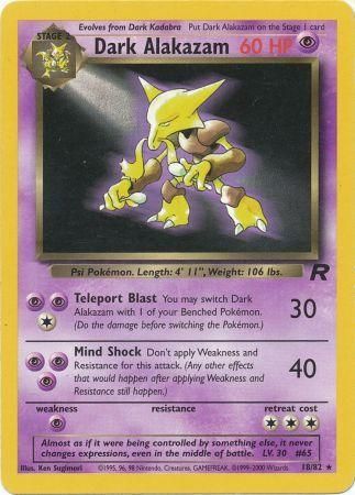 Dark Alakazam 18 82 Rare Unlimited Team Rocket Unlimited Singles Dark Alakazam 18 82 Rare Unlimited Team Rocket Unlimited Singles