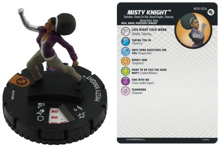 Misty Knight M19 004 Wizkids Promo Marvel Heroclix Misty Knight M19 004 Wizkids Promo Marvel Heroclix
