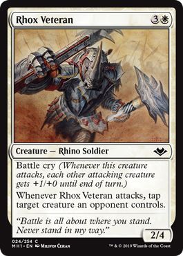 Rhox Veteran 024 254 Modern Horizons Singles Rhox Veteran 024 254 Modern Horizons Singles