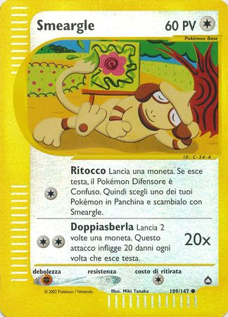 Smeargle 109 147 Common Reverse Holo Aquapolis Italian Other Non English Pokemon Singles Smeargle 109 147 Common Reverse Holo Aquapolis Italian Other Non English Pokemon Singles