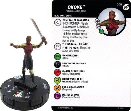 Okoye 006 Avengers Black Panther and the Illuminati Fast Forces Marvel Heroclix Avengers Black Panther and the Illuminati Fast Forces Okoye 006 Avengers Black Panther and the Illuminati Fast Forces Marvel Heroclix Avengers Black Panther and the Illuminati Fast Forces