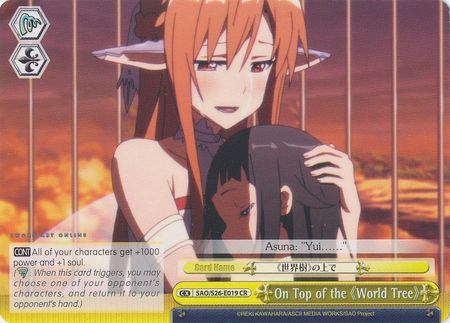 On Top of the World Tree SAO S26 E019 Climax Rare CR On Top of the World Tree SAO S26 E019 Climax Rare CR