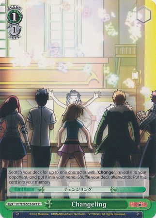 Changeling FT EN S02 047 Common C Weiss Schwarz Fairy Tail Ver E Booster Set Changeling FT EN S02 047 Common C Weiss Schwarz Fairy Tail Ver E Booster Set