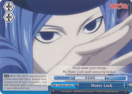 Water Lock FT EN S02 100 Climax Common CC Weiss Schwarz Fairy Tail Ver E Booster Set Water Lock FT EN S02 100 Climax Common CC Weiss Schwarz Fairy Tail Ver E Booster Set