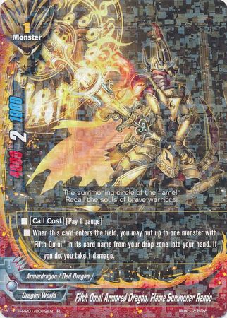 Fifth Omni Armored Dragon Flame Summoner Rando H PP01 0019EN Rare R Foil FCBF H Perfect Pack 1 Terror of the Inverse Omni Lords Fifth Omni Armored Dragon Flame Summoner Rando H PP01 0019EN Rare R Foil FCBF H Perfect Pack 1 Terror of the Inverse Omni Lords
