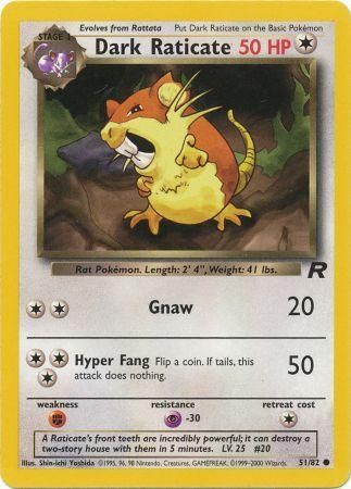 Drak Ratticate Pokemon Card 