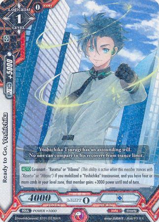 Ready to Go Yoshichika BT01 037EN Rare R Luck Logic Growth Genesis BT01 Ready to Go Yoshichika BT01 037EN Rare R Luck Logic Growth Genesis BT01