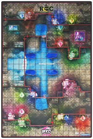 Heroclix ROC 2019 Provincial Championship Premium Map: Underground Tem