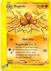 Dugtrio 44 165 Rare Expedition Singles Dugtrio 44 165 Rare Expedition Singles