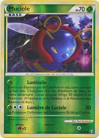 Muciole Volbeat 82 102 Common Reverse Holo HGSS Triumphant French Other Non English Pokemon Singles Muciole Volbeat 82 102 Common Reverse Holo HGSS Triumphant French Other Non English Pokemon Singles
