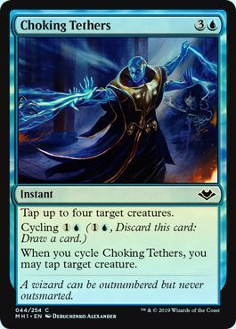 Choking Tethers 044 254 Foil Modern Horizons Foil Singles Choking Tethers 044 254 Foil Modern Horizons Foil Singles
