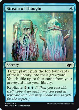 Stream of Thought 071 254 Foil Modern Horizons Foil Singles Stream of Thought 071 254 Foil Modern Horizons Foil Singles