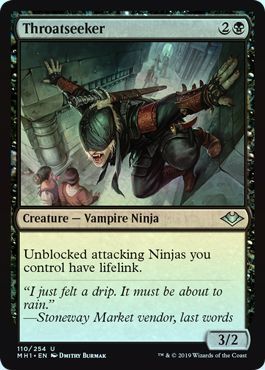 Throatseeker 110 254 Foil Modern Horizons Foil Singles Throatseeker 110 254 Foil Modern Horizons Foil Singles