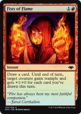 Fists of Flame 123 254 Foil Fists of Flame 123 254 Foil