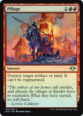 Pillage 139 254 Foil Modern Horizons Foil Singles Pillage 139 254 Foil Modern Horizons Foil Singles