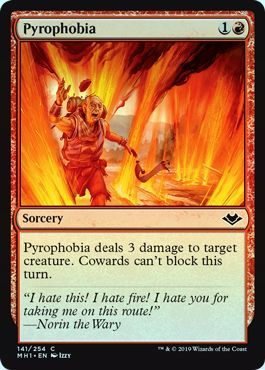 Pyrophobia 141 254 Foil Modern Horizons Foil Singles Pyrophobia 141 254 Foil Modern Horizons Foil Singles