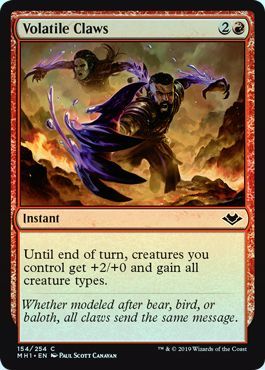 Volatile Claws 154 254 Foil Modern Horizons Foil Singles Volatile Claws 154 254 Foil Modern Horizons Foil Singles