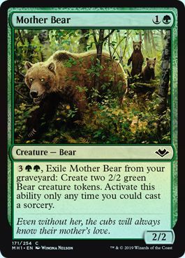 Mother Bear 171 254 Foil Modern Horizons Foil Singles Mother Bear 171 254 Foil Modern Horizons Foil Singles