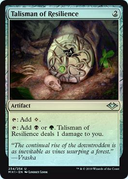 Talisman of Resilience 234 254 Foil Modern Horizons Foil Singles Talisman of Resilience 234 254 Foil Modern Horizons Foil Singles