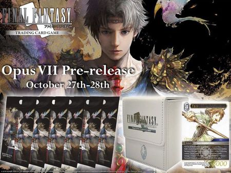 Final Fantasy TCG Opus VII Prerelease Kit Final Fantasy TCG Sealed Product Final Fantasy TCG Opus VII Prerelease Kit Final Fantasy TCG Sealed Product