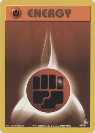 Fighting Energy 106 111 Common Unlimited Neo Genesis Unlimited Singles Fighting Energy 106 111 Common Unlimited Neo Genesis Unlimited Singles