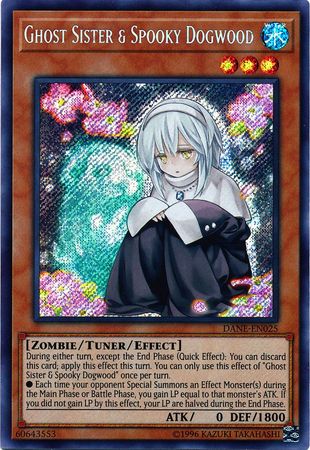Ghost Sister Spooky Dogwood DANE EN025 Secret Rare Unlimited Ghost Sister Spooky Dogwood DANE EN025 Secret Rare Unlimited