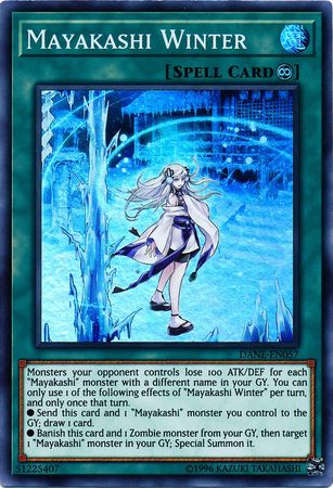 Mayakashi Winter DANE EN057 Super Rare Unlimited Dark Neostorm Unlimited Singles Mayakashi Winter DANE EN057 Super Rare Unlimited Dark Neostorm Unlimited Singles