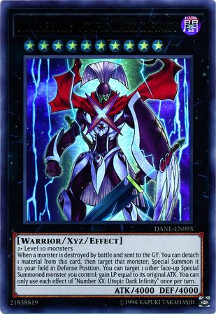 Number XX Utopic Dark Infinity DANE EN093 Ultra Rare Unlimited Dark Neostorm Unlimited Singles Number XX Utopic Dark Infinity DANE EN093 Ultra Rare Unlimited Dark Neostorm Unlimited Singles