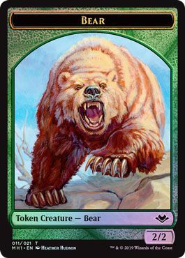 Bear Token 011 021 Foil Modern Horizons Foil Singles Bear Token 011 021 Foil Modern Horizons Foil Singles