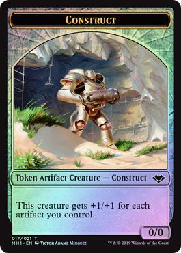 Construct Token 017 021 Foil Construct Token 017 021 Foil