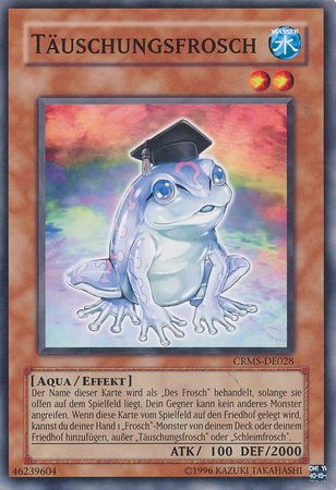 Tauschungsfrosch CRMS DE028 Common Unlimited German Yugioh Cards Tauschungsfrosch CRMS DE028 Common Unlimited German Yugioh Cards