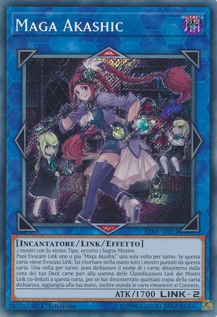 Maga Askashic CIBR IT051 Secret Rare 1st Edition Maga Askashic CIBR IT051 Secret Rare 1st Edition