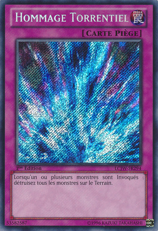 Hommage Torrentiel LCJW FR294 Secret Rare 1st Edition French Yugioh Cards Hommage Torrentiel LCJW FR294 Secret Rare 1st Edition French Yugioh Cards