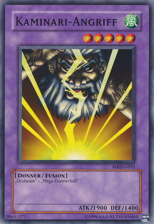 Kaminari Angriff MRD G041 Common Unlimited German Yugioh Cards Kaminari Angriff MRD G041 Common Unlimited German Yugioh Cards