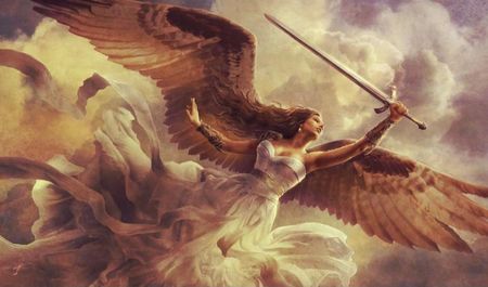 White Angel by Jason Engle Playmat Gamermats Playmats White Angel by Jason Engle Playmat Gamermats Playmats