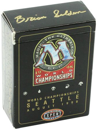 1998 World Championships Deck Brian Selden Empty Deck Box MTG Magic The Gathering Card Boxes 1998 World Championships Deck Brian Selden Empty Deck Box MTG Magic The Gathering Card Boxes