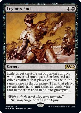 Legion s End 106 280 Magic 2020 M20 Singles Legion s End 106 280 Magic 2020 M20 Singles