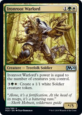 Ironroot Warlord 209 280 Magic 2020 M20 Singles Ironroot Warlord 209 280 Magic 2020 M20 Singles