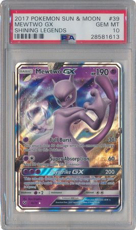 Mewtwo Gx Sun Moon Shining Legends Pokemon Trollandtoad