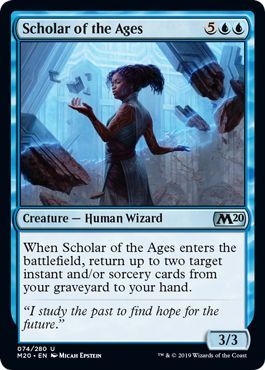 Scholar of the Ages 074 280 Magic 2020 M20 Singles Scholar of the Ages 074 280 Magic 2020 M20 Singles